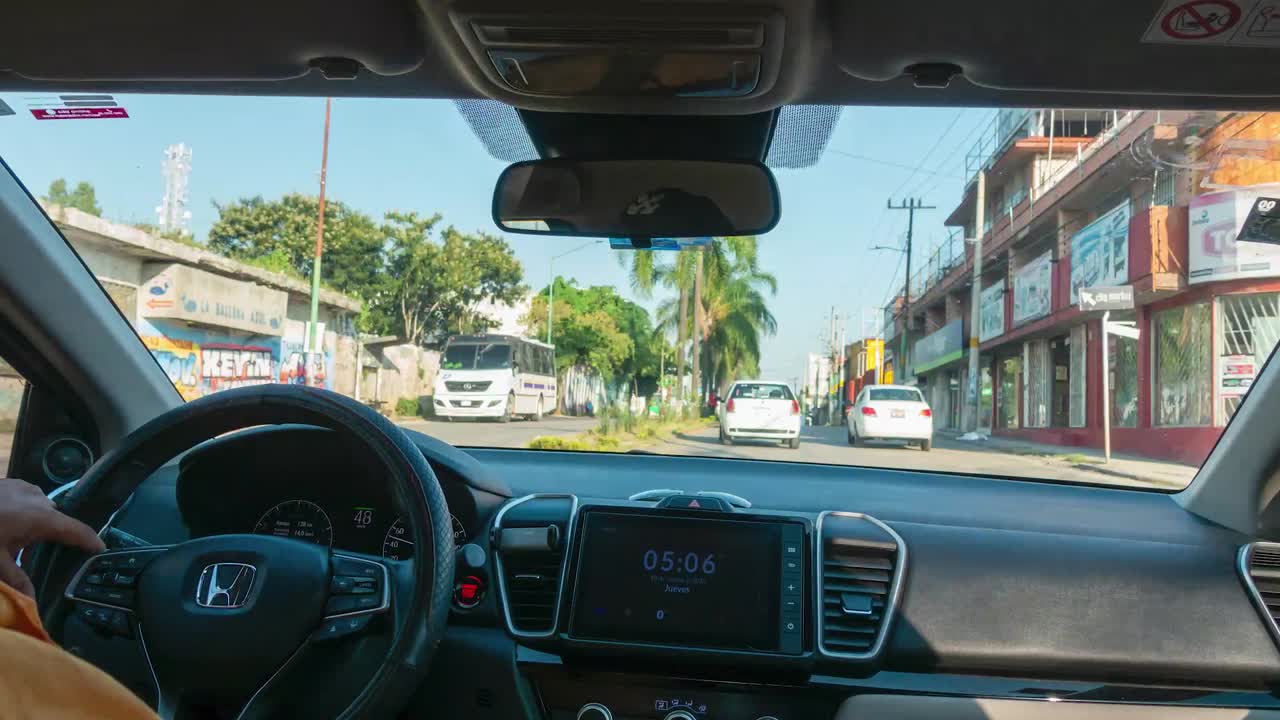 Timelapse of a Drive Through Cuernavaca, Morelos, Mexico