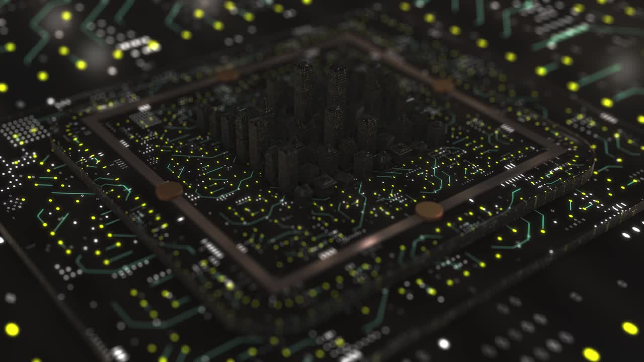 продвинутая технология концепция визуализации фона 4k