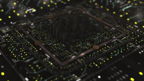 Advanced Technology Concept Visualization Background 4K