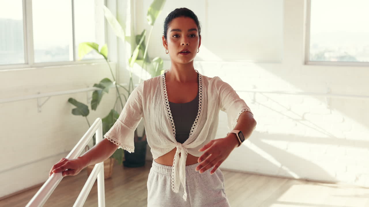 bailarín de ballet en el estudio