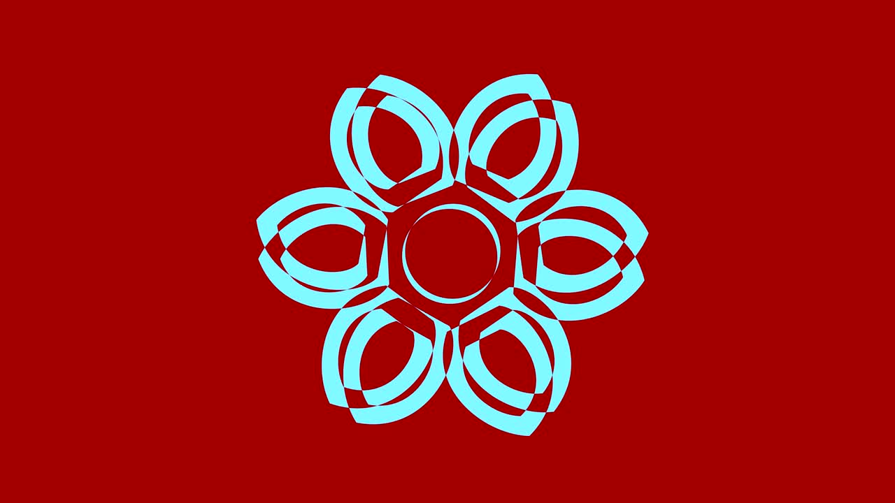 modelo de video 4k con efecto estroboscópico e hipnótico, en formato de video 16: 9.