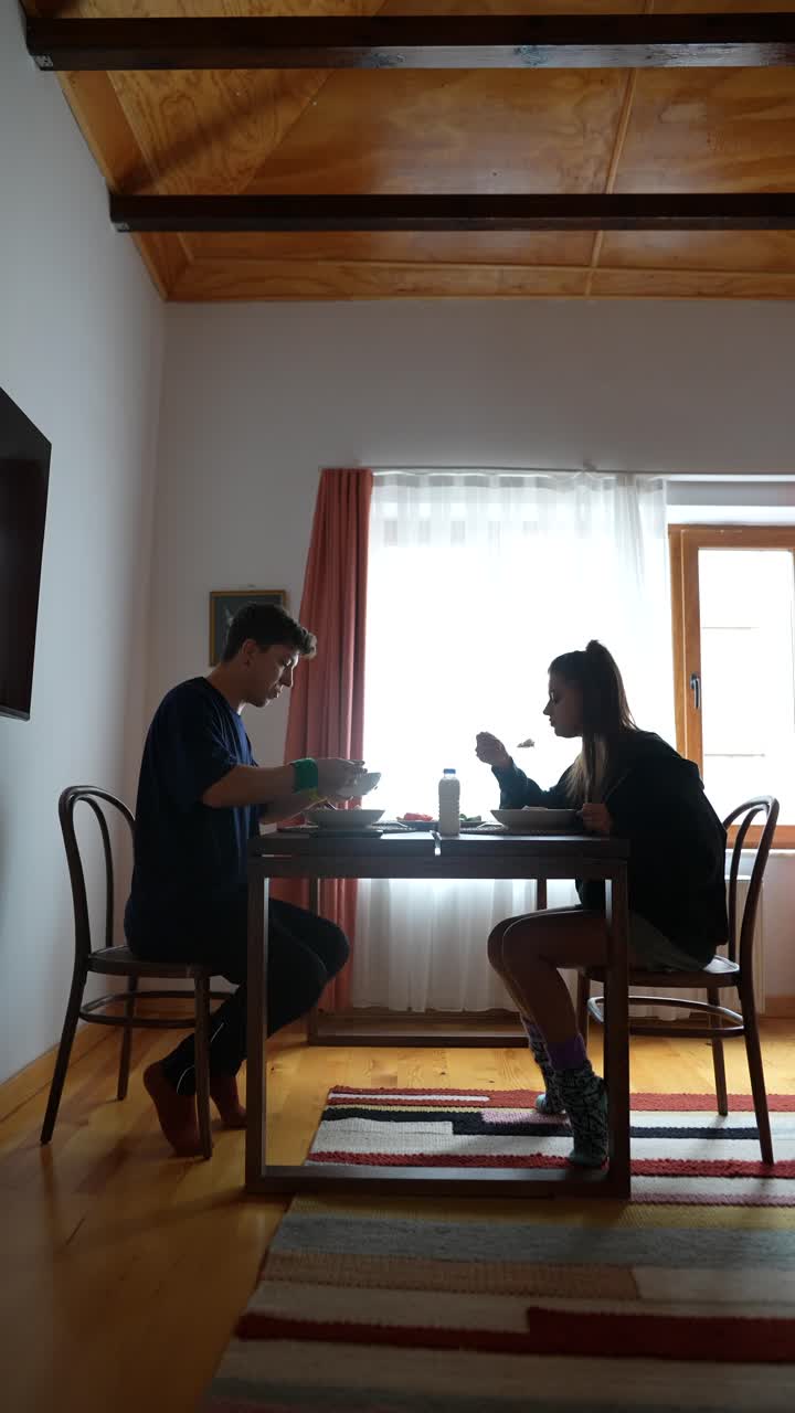 Couple Having Meal
