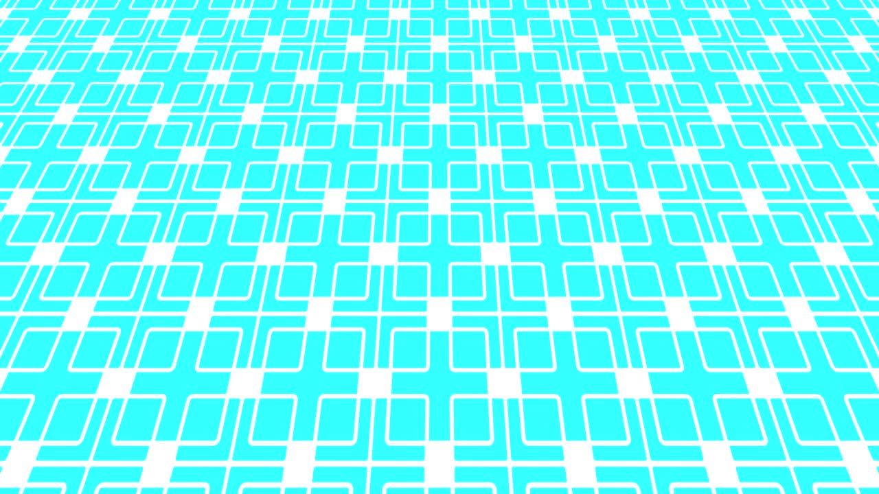 위로 기울어지고 움직이는 기하학적 형상을 가진 그래픽 비디오 패턴.