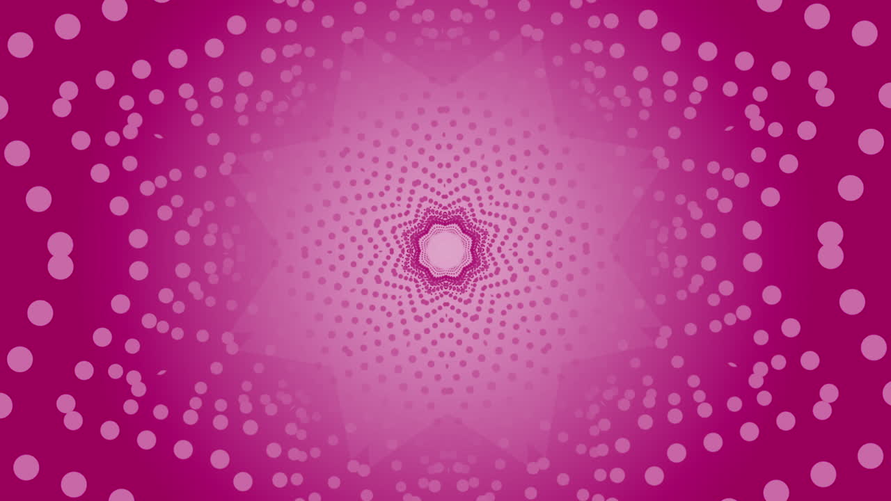 Motivo astratto a pois rosa e viola