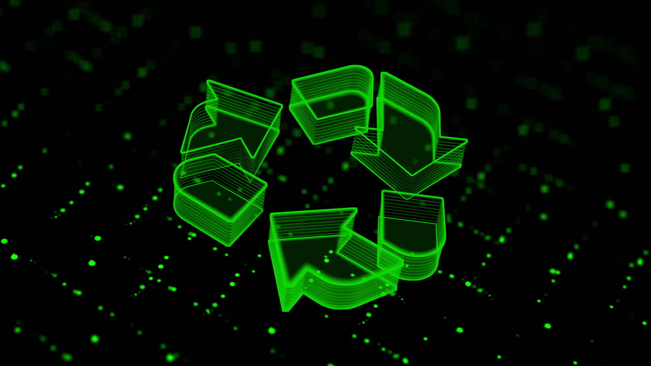 Green Recycling Symbol