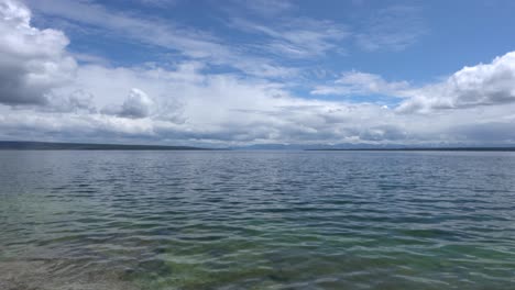 yellowstone lake  wyoming, usa