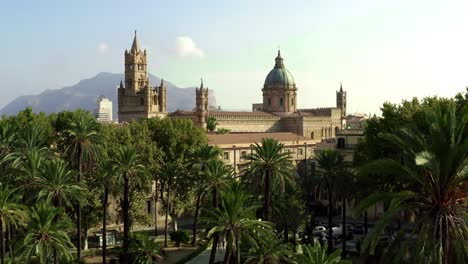 palermo cathedral in sicily, italy