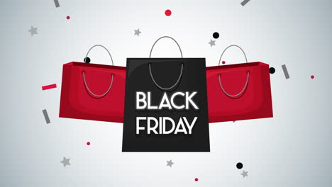 black friday shopping bags