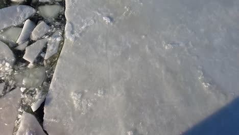 Ice-Breaker-going-through-sea-of-thick-ice-in-Lapland-Finland