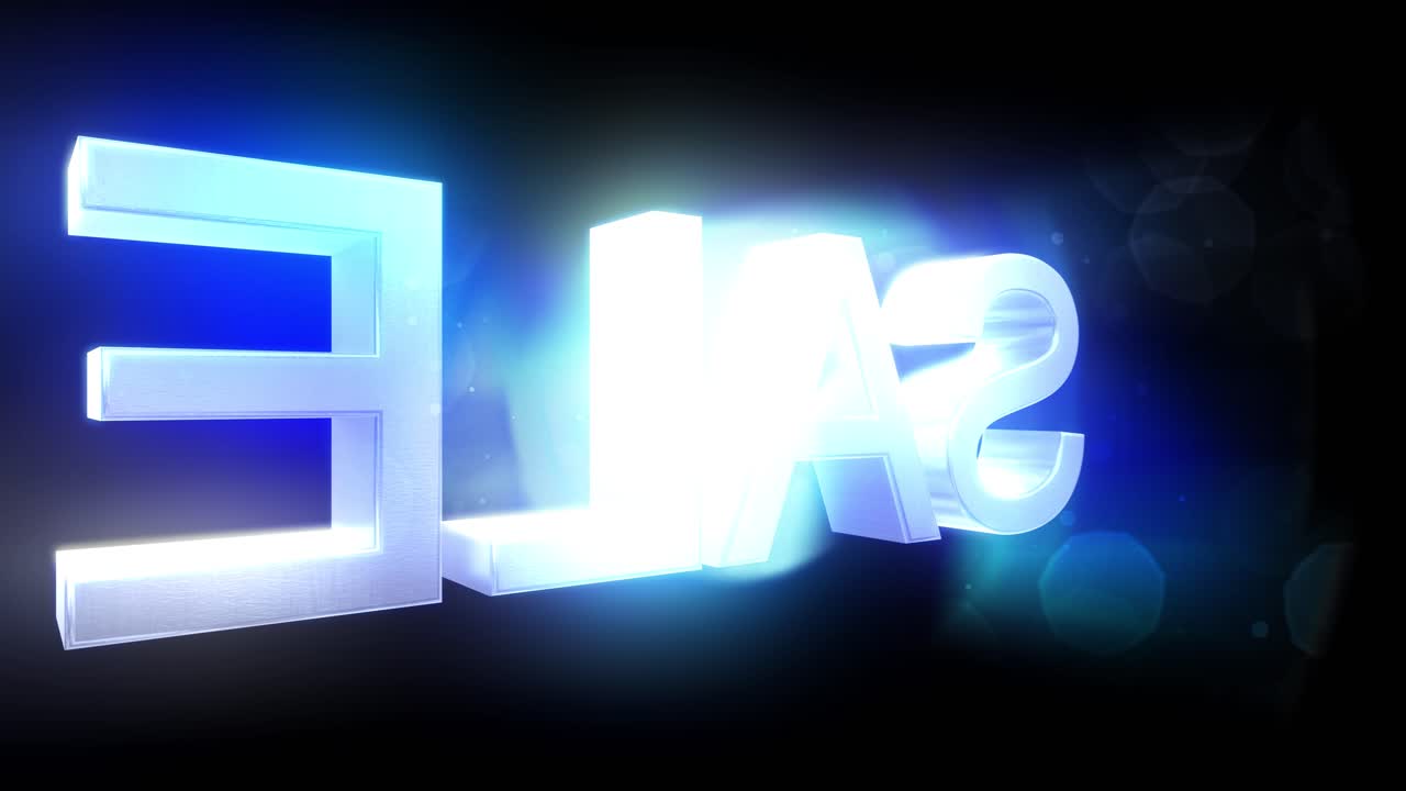 texto de venta girar compras comercio ventas minoristas bucle 4k