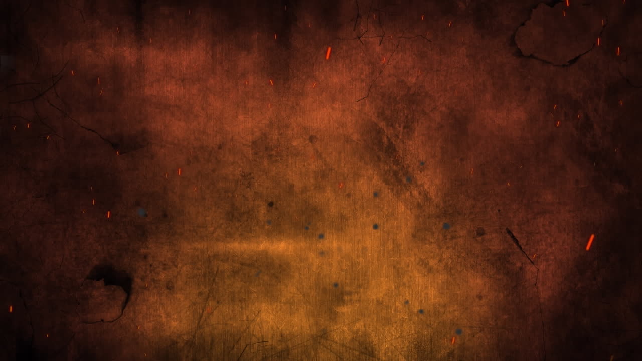 얼룩진 오렌지색 배경 에 있는 할로윈 인사 의 애니메이션