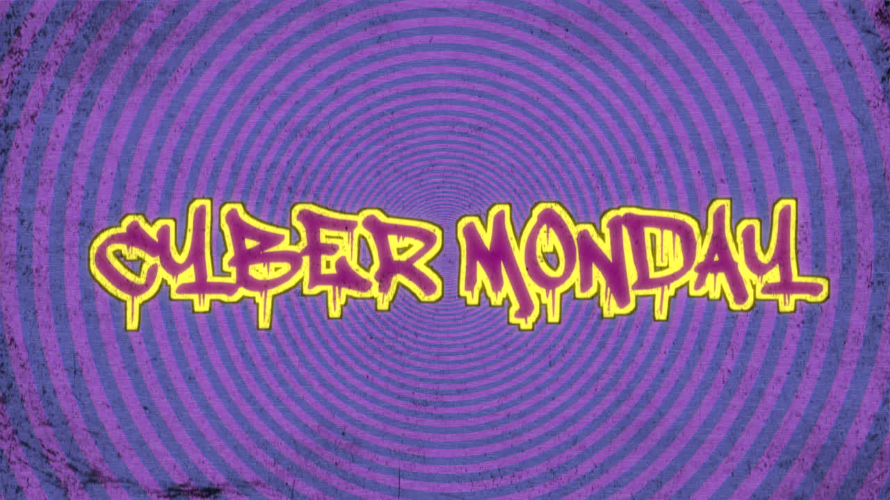 사이버 월요일은 헤르티고 효과와 함께  ⁇ 스터 텍스처