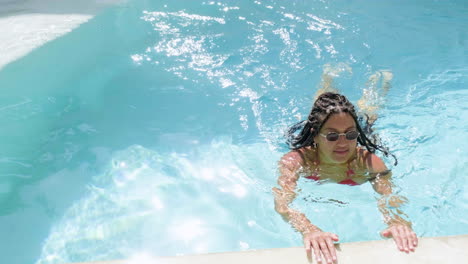 swimming pool with clear water