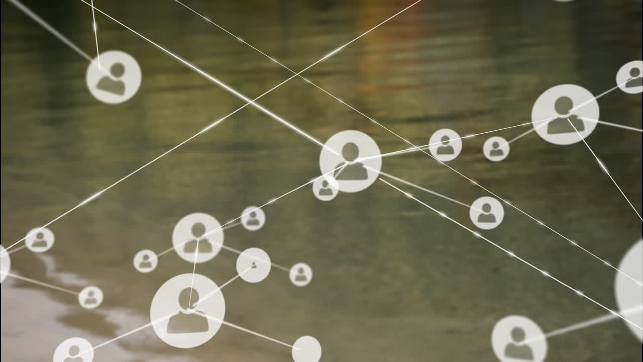 텍스처 된 그런지 배경에 대한 프로필 아이콘 네트워크의 애니메이션