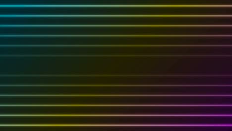 líneas de láser de neón coloridas fondo de movimiento abstracto
