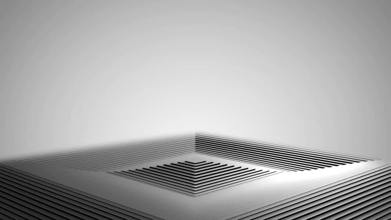 animación de diamantes grises que se mueven en un bucle sin costuras sobre un fondo gris.