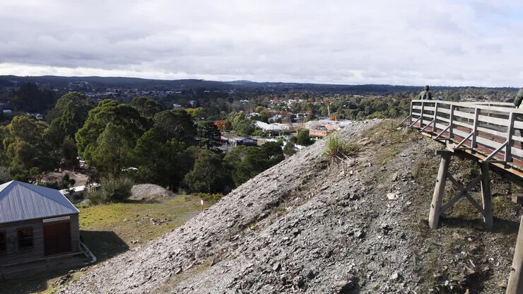 Vista panoramica di Ballarat da un belvedere
