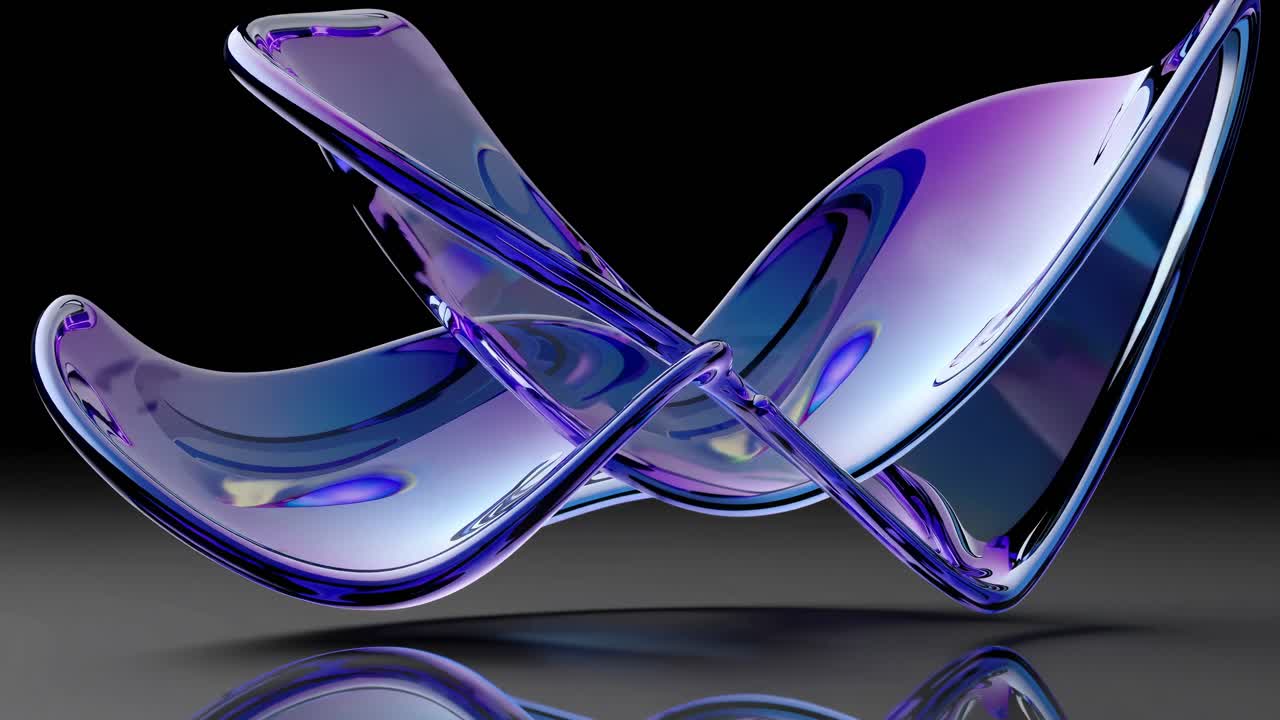 Abstract Glass Wave