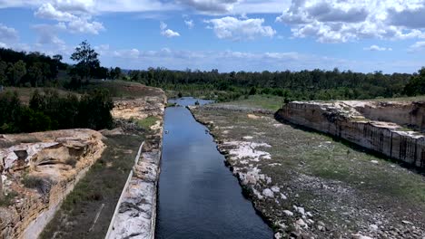 Aliviadero-Lago-Común-Wivenhoe-Presa-Mirador