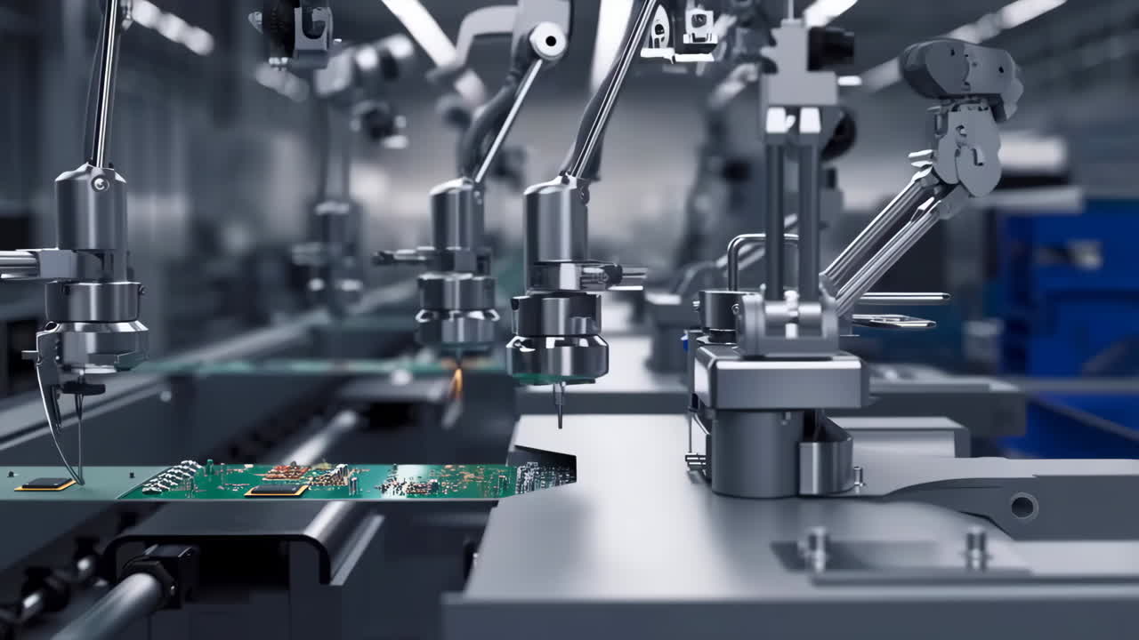 Automated Electronics Assembly Line