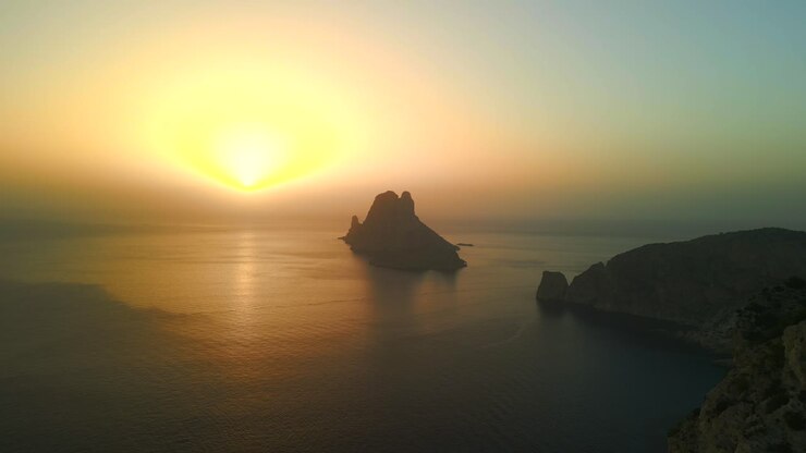 Energias esotéricas, durante um pôr do sol místico
