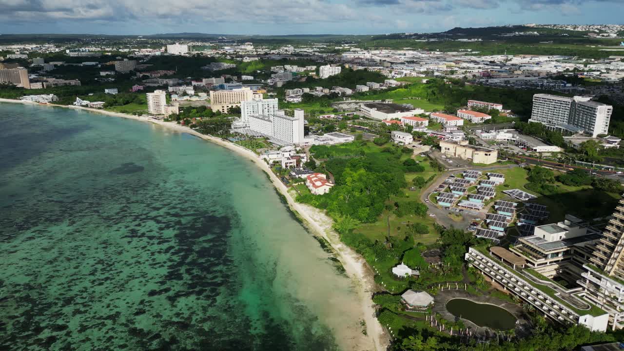 Pacific Islands Club Guam, 4-star Hotel Facing The Tumon Bay In Guam. - aerial shot