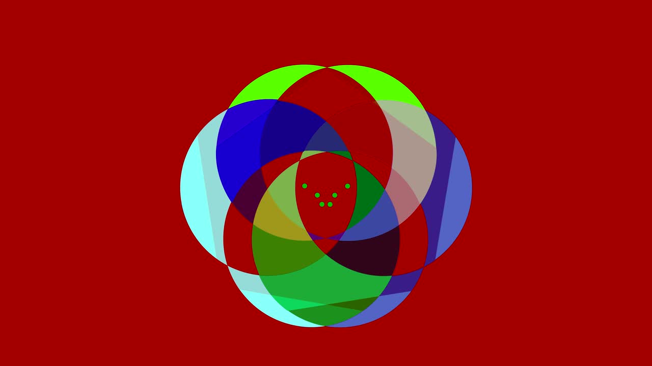 4K video model stroboscopic and hypnotic effect, in 16: 9 video format.