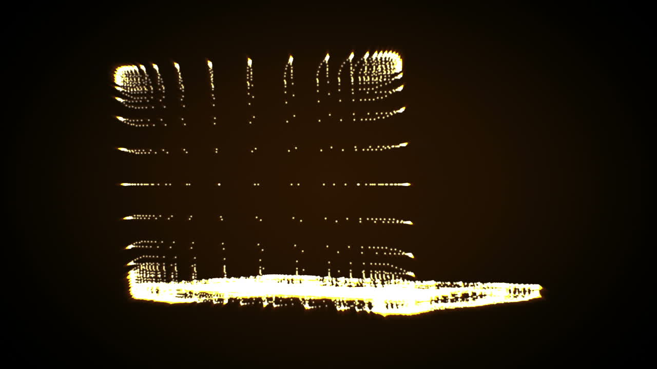 노란색 조명 노트북의 모양의 비디오