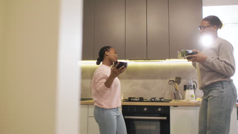 women preparing a salad