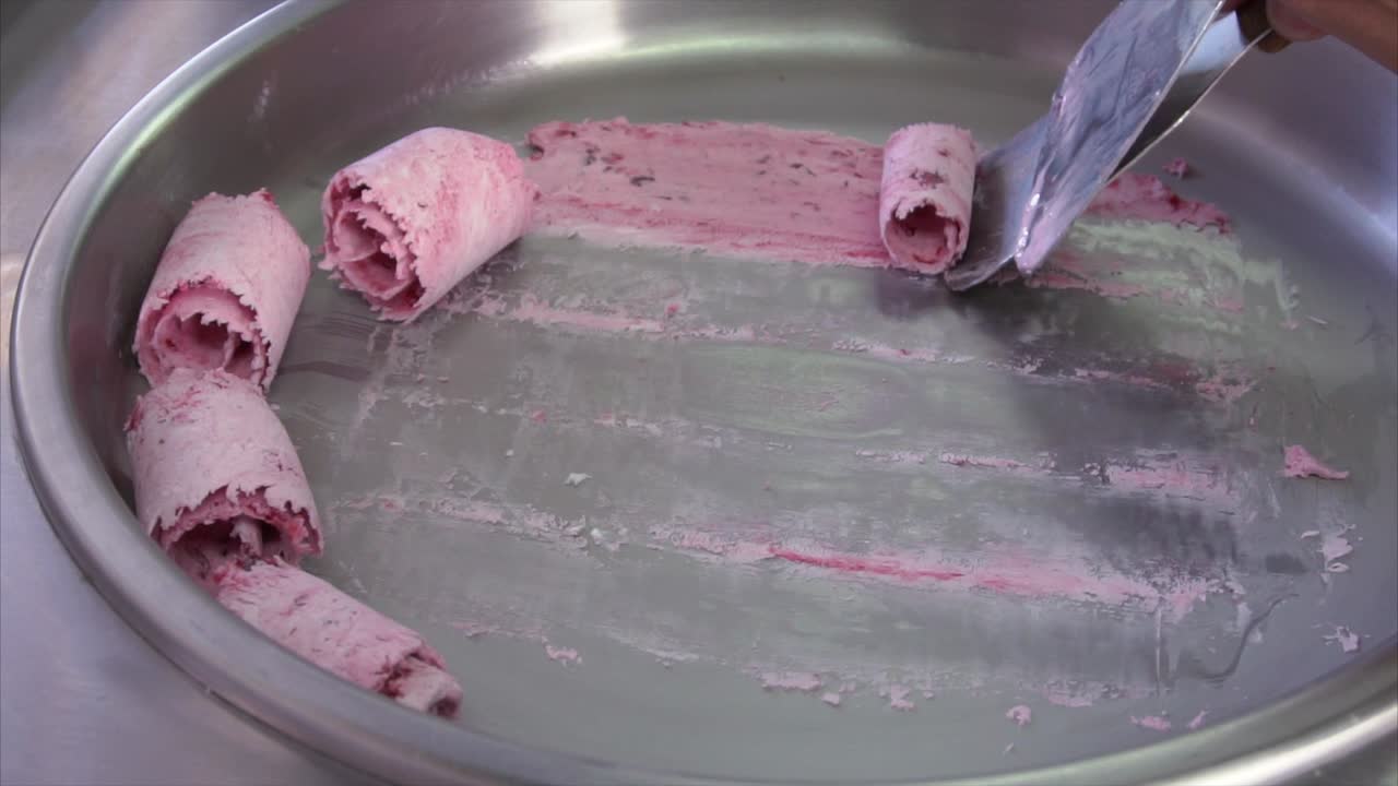 hacer helados enrollados