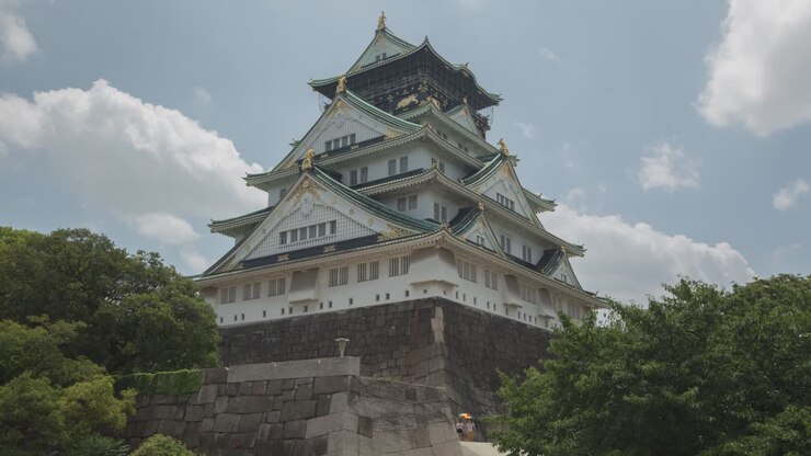 Osaka Castle in Japan
