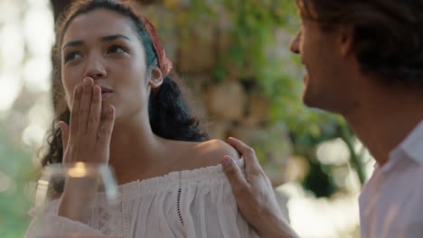 young-couple-eating-celebrating-with-friends-beautiful-woman-tasting-mediterranean-food-with-boyfriend-enjoying-summer-social-gathering-tourist-people-on-vacation-4k