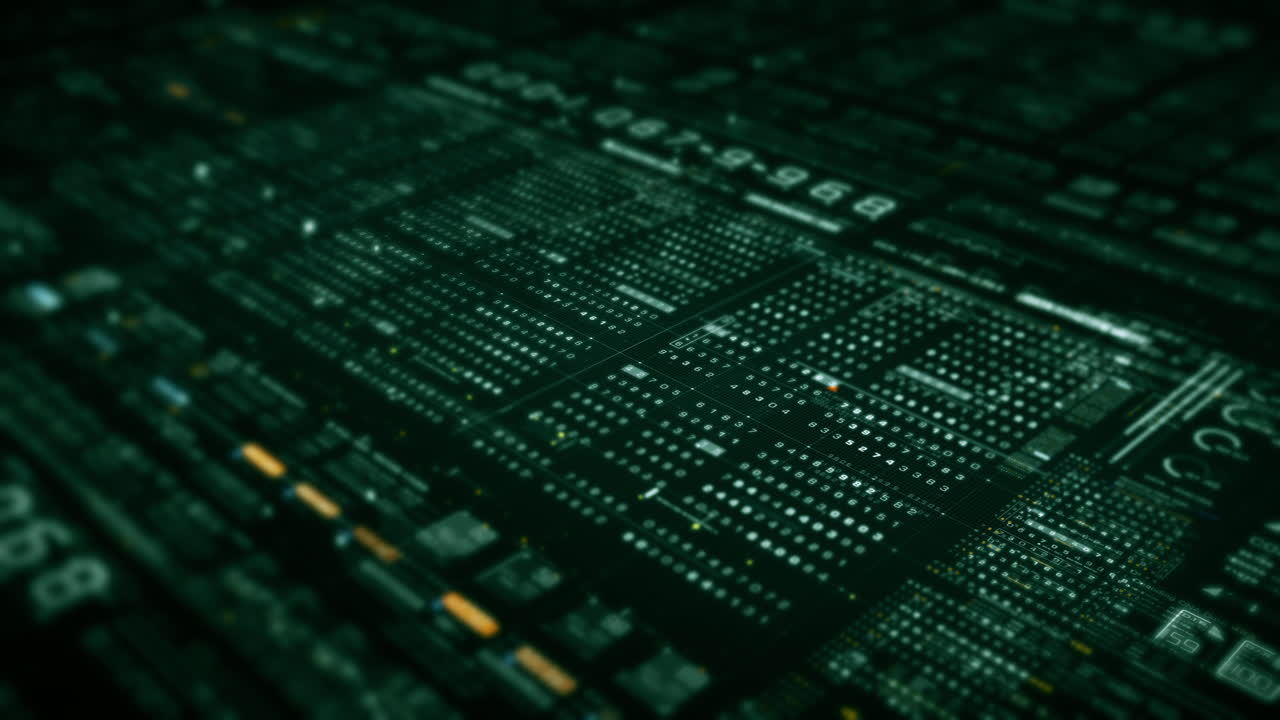 gráfica de movimiento avanzada matriz de datos digitales web3 iot simulación del entorno cibernético big data analítica simulación de inteligencia artificial, pantalla de fondo de cabeza hacia arriba