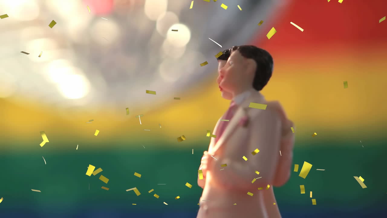 노래하는 인형들이 회전하고 있습니다.