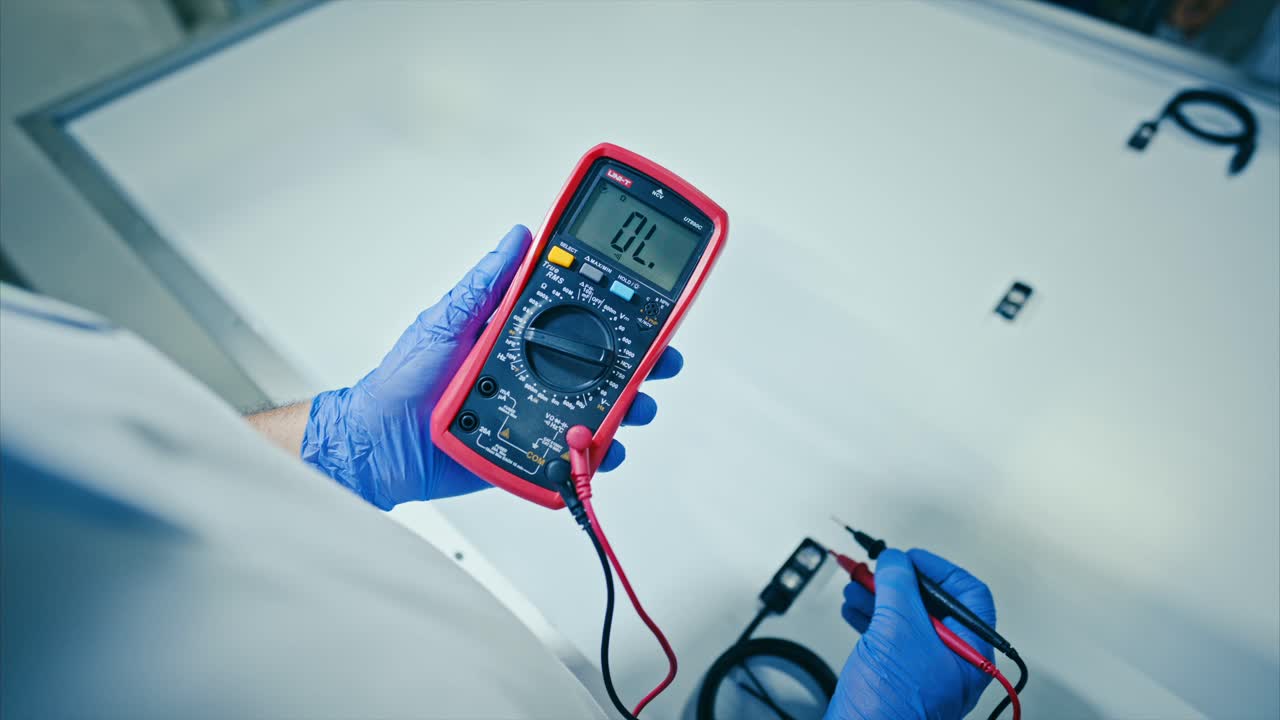 태양광 패널 제조 라인 수동 검사