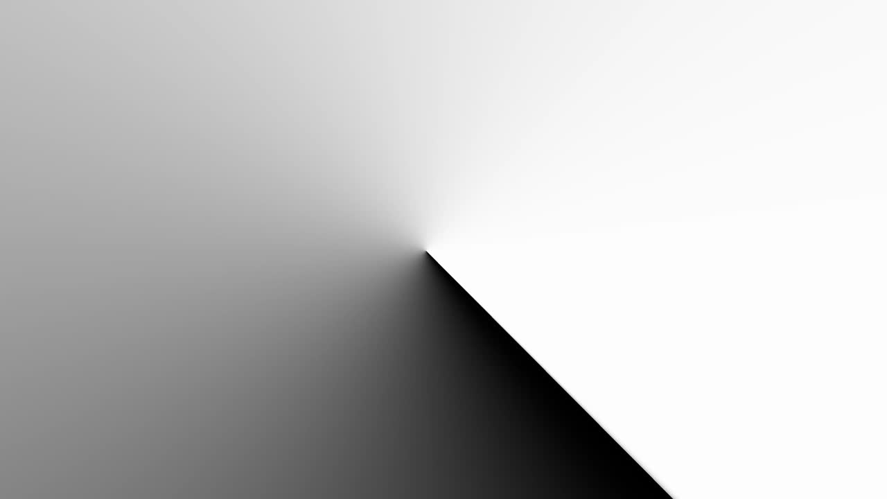 Black and white 3D background animation. Transition animation for video. Geometric minimalistic animation.