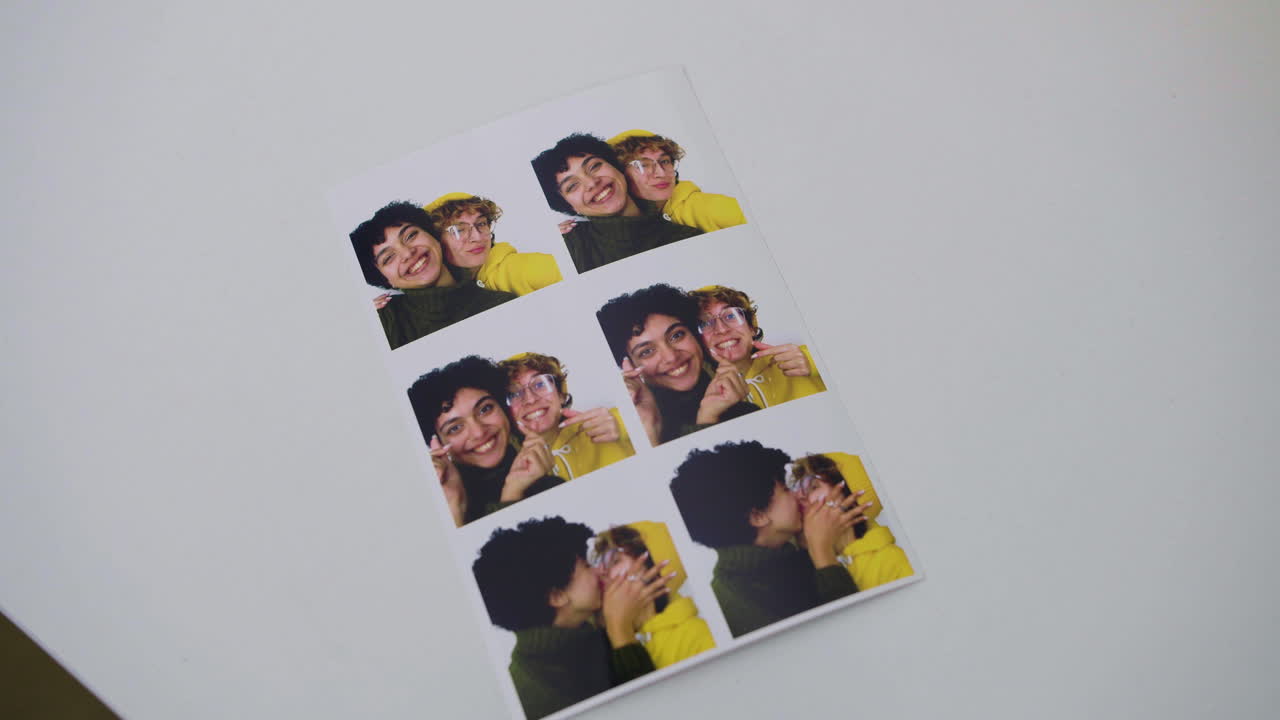 Close up view of a photo