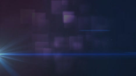 animación de puntos de luz sobre formas