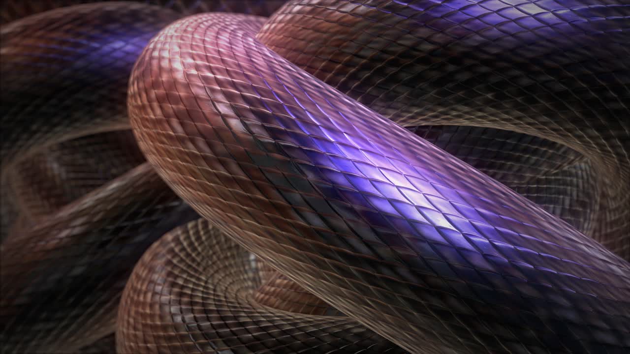 Abstract 3D Snake Texture