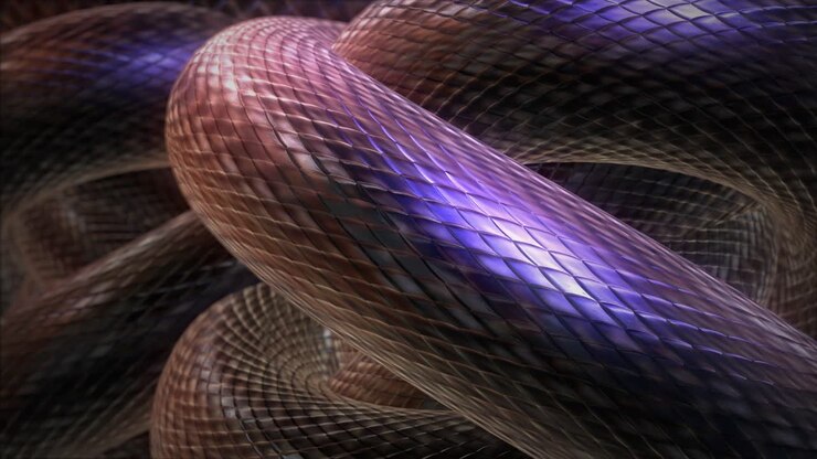 Textura Abstrata 3D de Cobra
