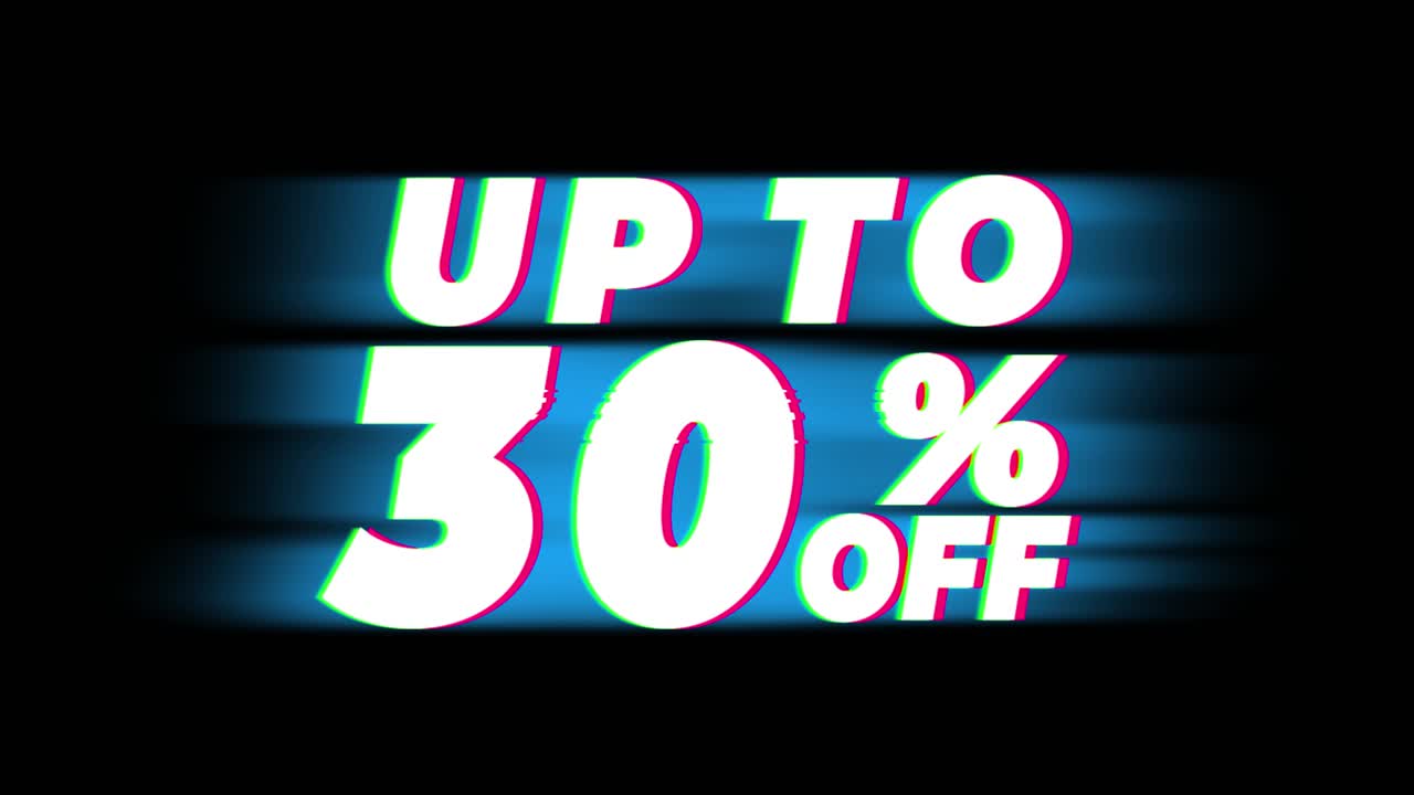 Up To 30% Off Sale Banner