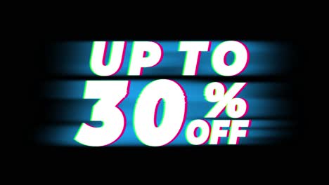 up to 30% off sale banner