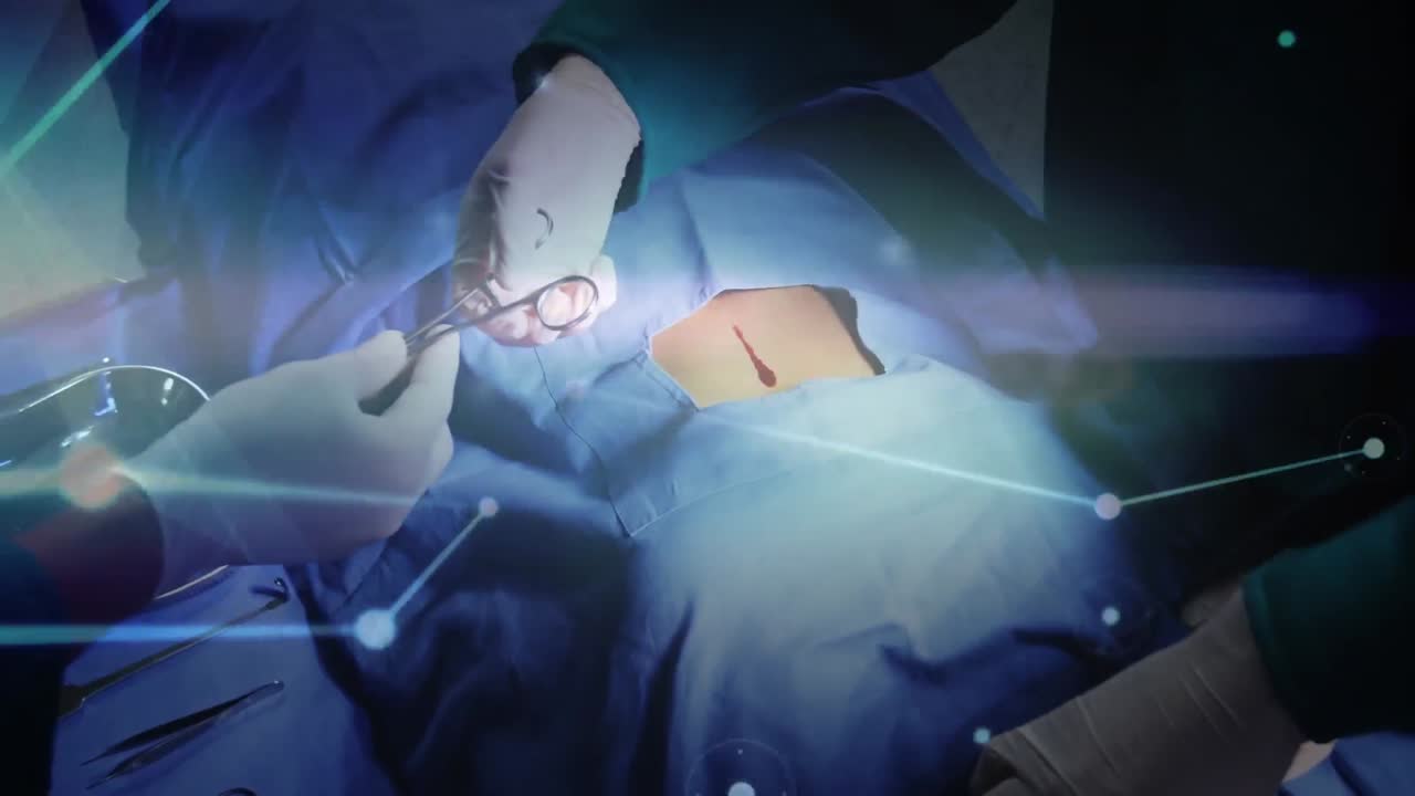 수술실의 외과 의사들 간의 연결 네트워크의 활성화