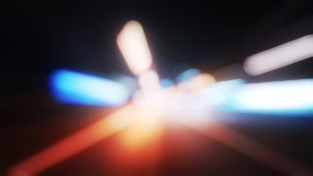 luces nocturnas de la ciudad movimiento borroso