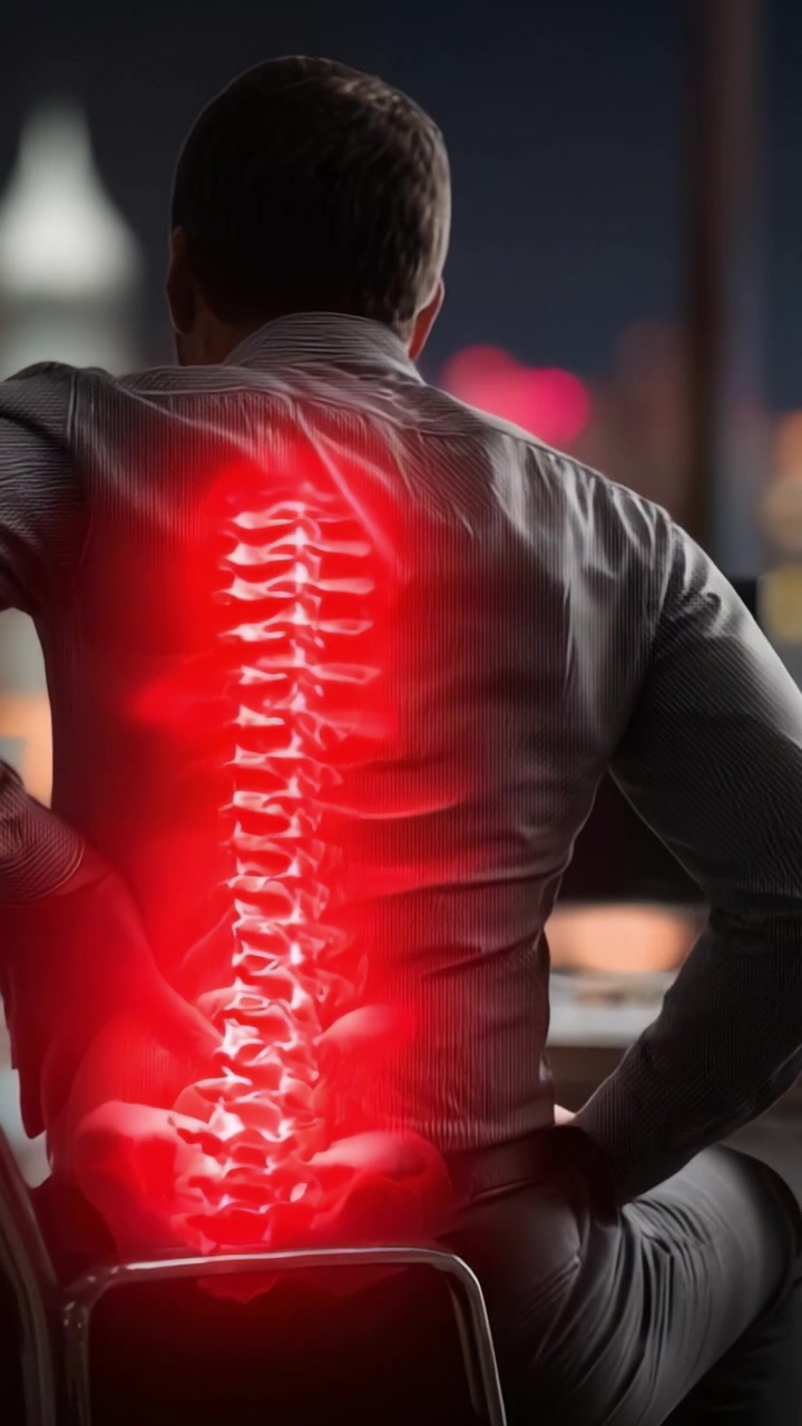 Exploring Back Pain: A Visual Representation of Discomfort in the Spine and Its Impact on Daily Life in Modern Work Environments