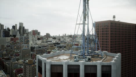 air conditioning on the roof of a building