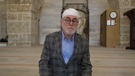 old man in mosque