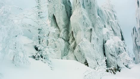 snowy mountain peaks