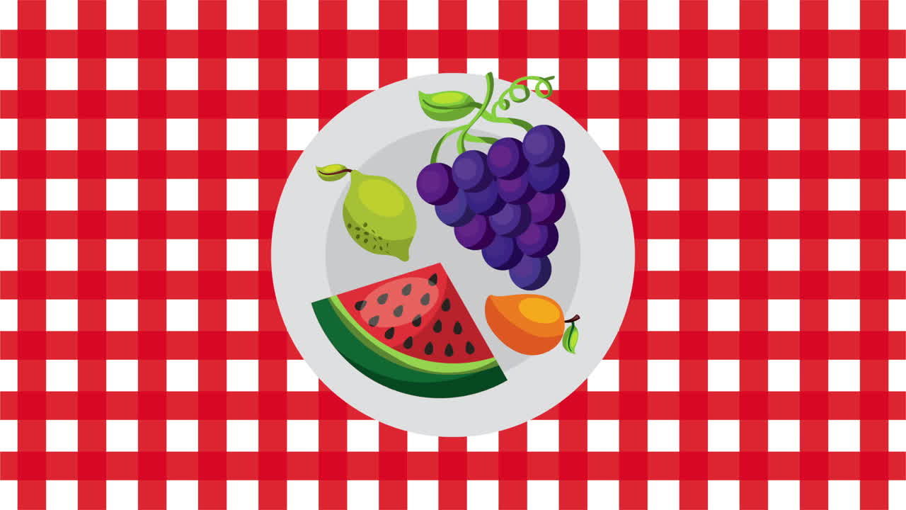 plato de estilo de vida saludable con comida vegana