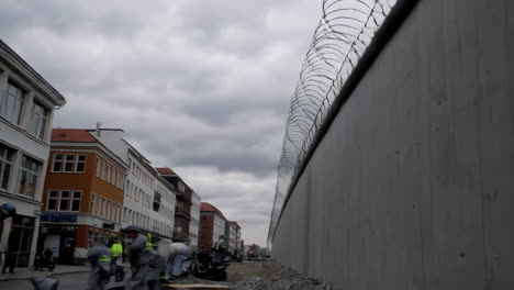 berlin wall reconstruction site